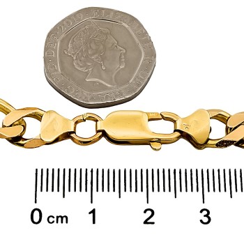 9ct gold 15.8g 8 inch figaro Bracelet